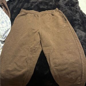 Gymshark Brown Joggers with Drawstring
